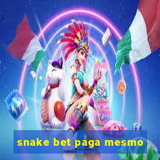 snake bet paga mesmo